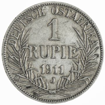 1911 Germany Silver Rupie 1911 J SS
