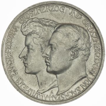 1910 Germany Silver 3 Mark 1910 A VZ