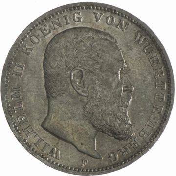 1909 Germany 3 Mark 1909 F VZ, etwas angelaufen