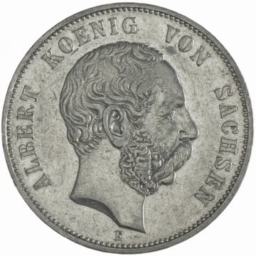 Silver 5 Mark 1899 E VZ, min. Kr.