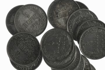 Germany Silver Lot (16) 1/4 Rupie 1910 J (2), 1912 J (5), 1913 A (3), J (5), 1914 J