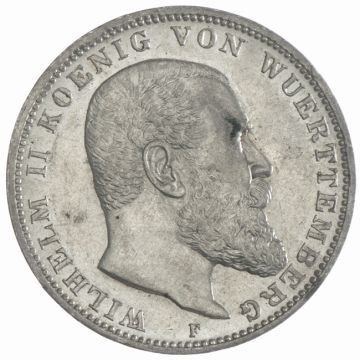 1912 Germany Silver 3 Mark 1912 F VZ, small crown.