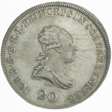 1783 Austria Silver 20 Kreuzer Vienna SS+, Prachtexemplar!
