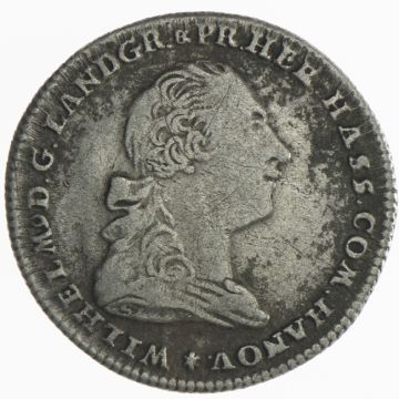 Silver 10 Kreuzer Hesse-Kassel SS, small cup.
