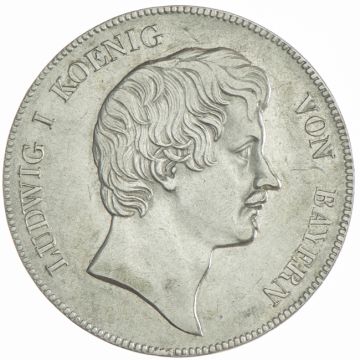 1831 Silver Kronentaler Bayern fast VZ, Kr.