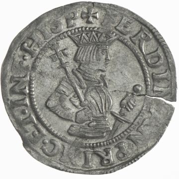 Silver 6 Kreuzer of Hall fast VZ, Kr., Schrötlingsrisse