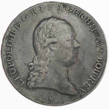 1792 Silver Kronentaler 1792 H SS, Kr., Henkelspur