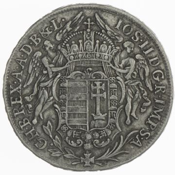 1782 Silver 1/2 Madonnentaler 1782 B SS, small cup.