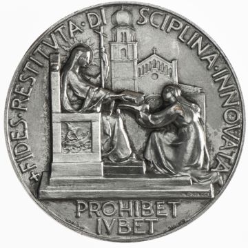 1945 Copper AE medal, Council of Trent anniversary VZ, somewhat patchy