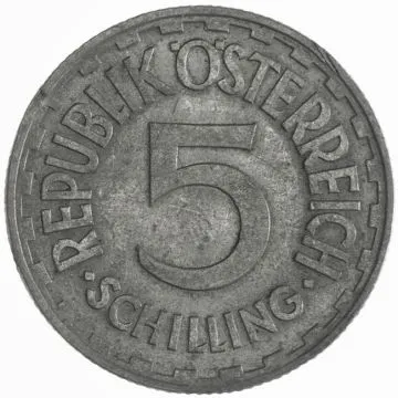 1957 1/25 oz Aluminum 5 Schilling SS+, small category.