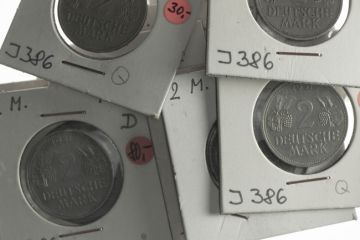 1951 Germany Copper-Nickel Lot (11) 2 Mark 1951 D (6x), F (3x), J (2x) SS-VZ