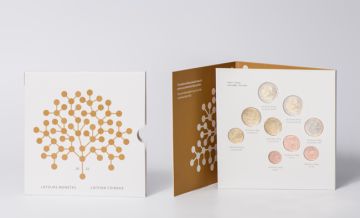 2022 Latvia Copper-Nickel 2022 Latvia Copper-Nickel Financial knowledge set UNC UNC