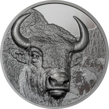 2025 2 oz Mongolia Silver 2025 2oz Mongolia Silver Bison BP